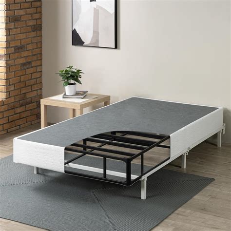 zinus 9 inch high profile metal smart box spring|zinus foldable box spring.